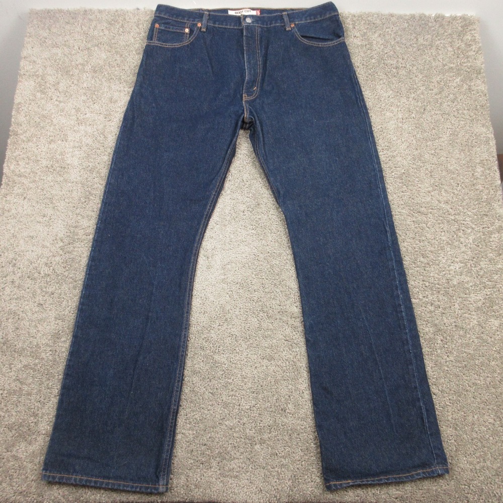 Levis Jeans Mens 40x34 Blue 517 Boot Cut Western‎ Cowboy Rodeo Ranch Denim Pants